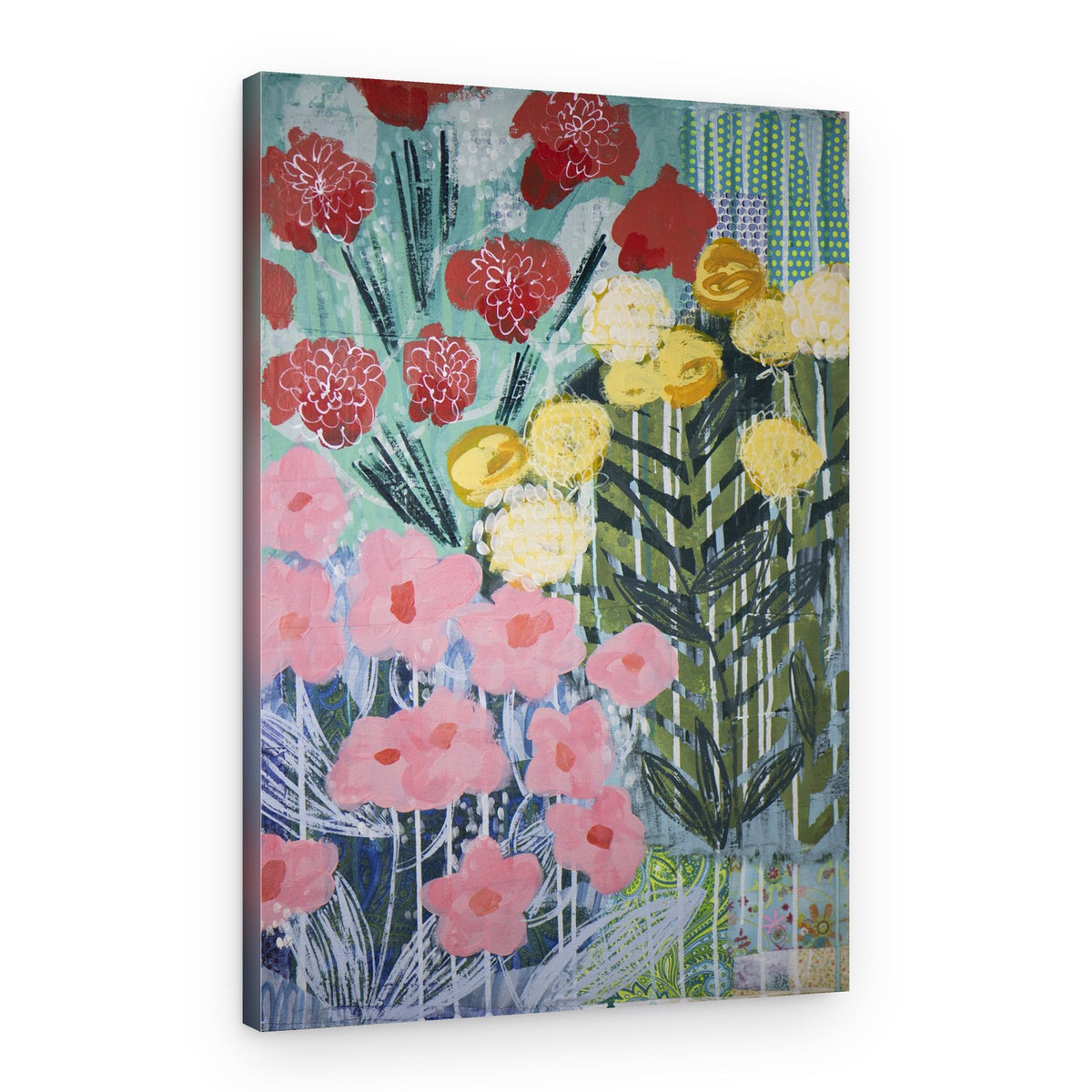Colorful Abstract Garden – Canvas Print