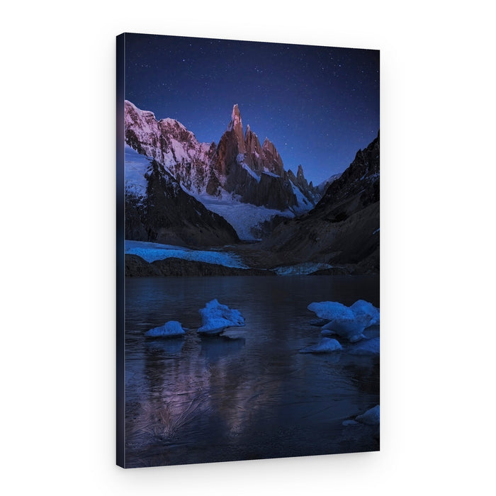 Starlit Mountain Lake – Canvas Print