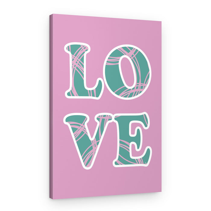 Sweet Love Typography – Canvas Print