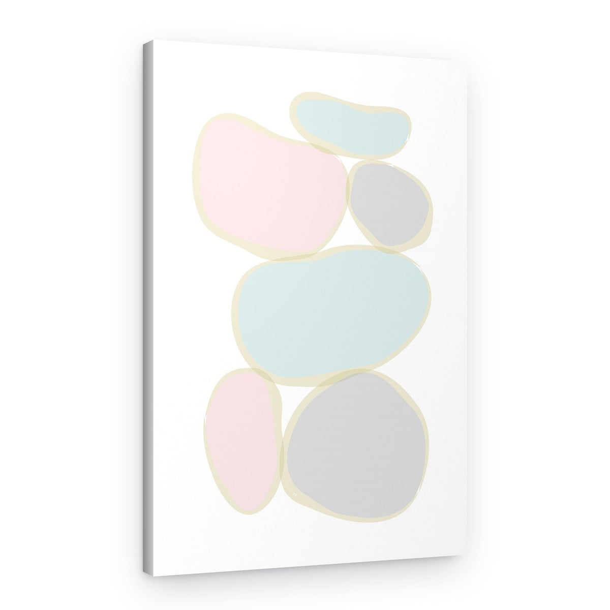 Soft Pastel Balance – Canvas Print