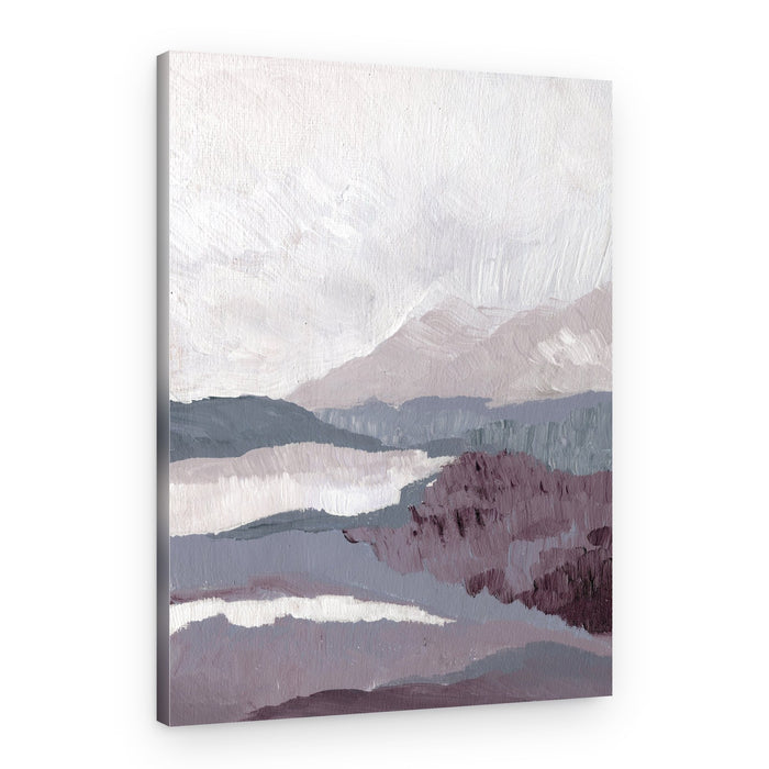 Muted Mountain Layers – Canvas Print