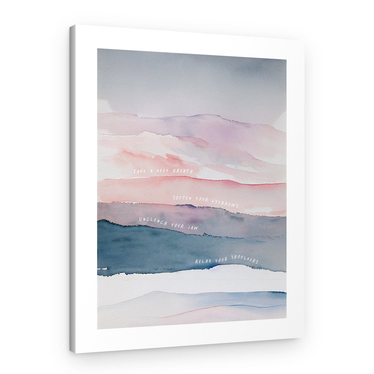 Soft Mindfulness Landscape – Canvas Print