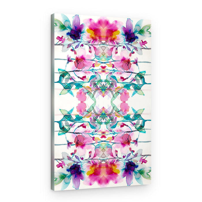 Vibrant Watercolor Florals – Canvas Print