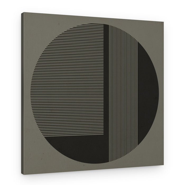 Geometric Line Circle – Canvas Print