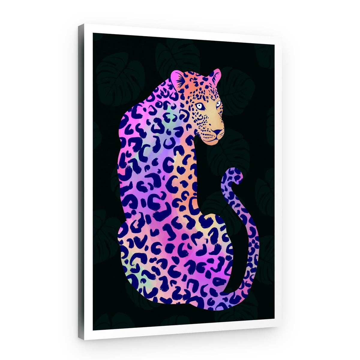 Vibrant Jungle Leopard – Canvas Print