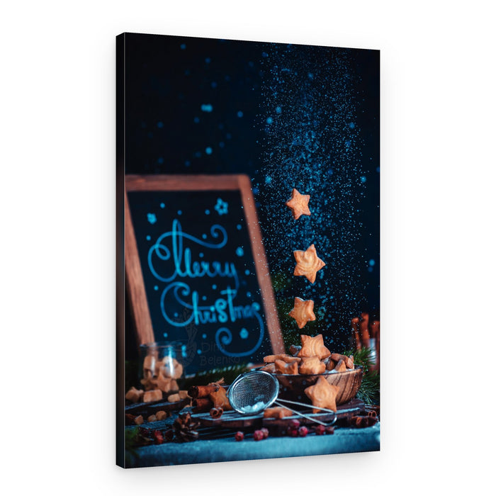 Sparkling Christmas Cookies – Canvas Print
