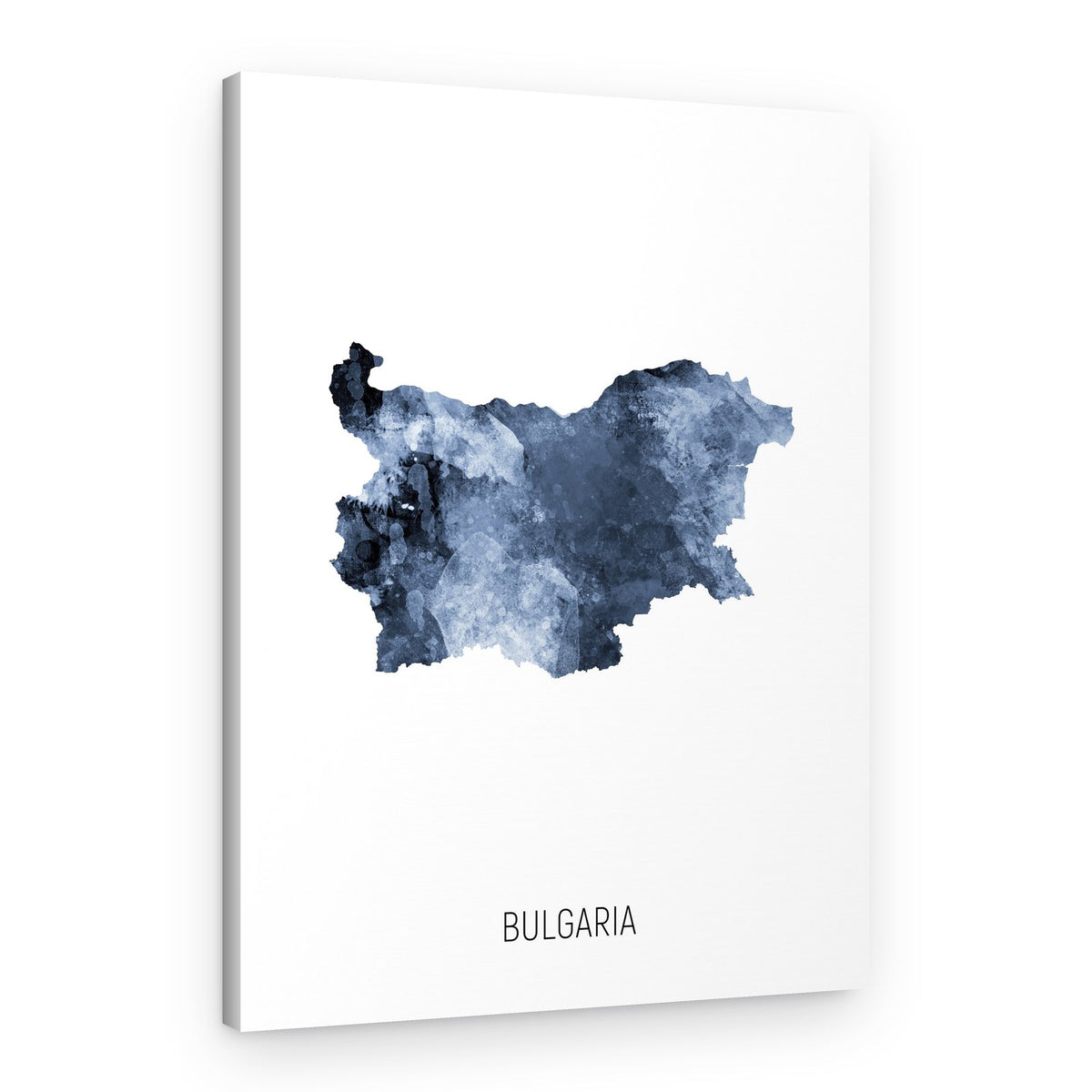 Bulgaria Watercolor Map – Canvas Print