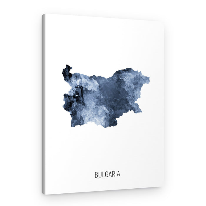Bulgaria Watercolor Map – Canvas Print