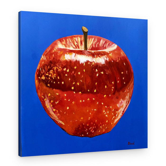 Vibrant Red Apple – Canvas Print
