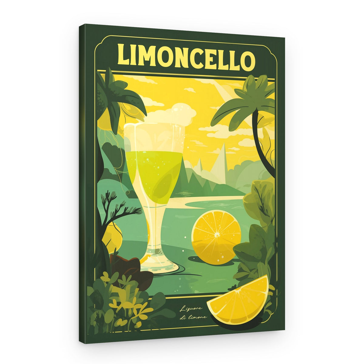 Limoncello Lemon Landscape – Canvas Print