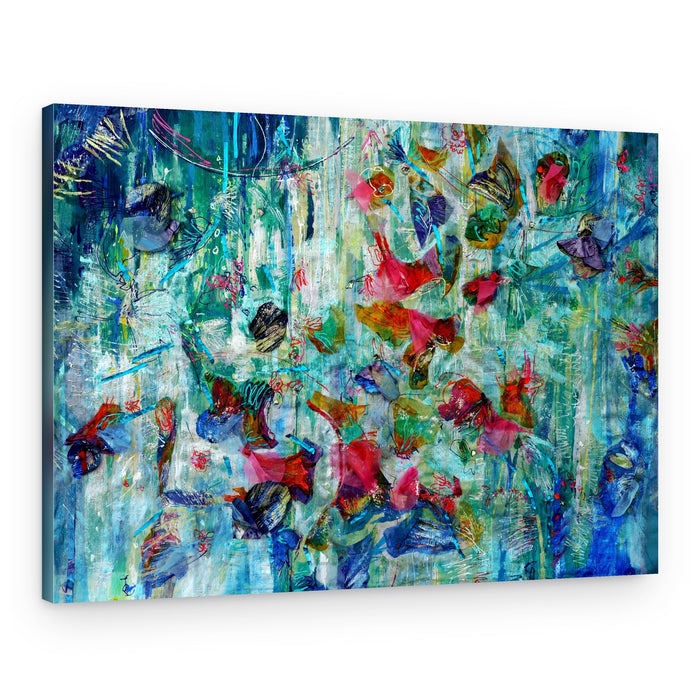 Flourishing Petal Symphony – Canvas Print