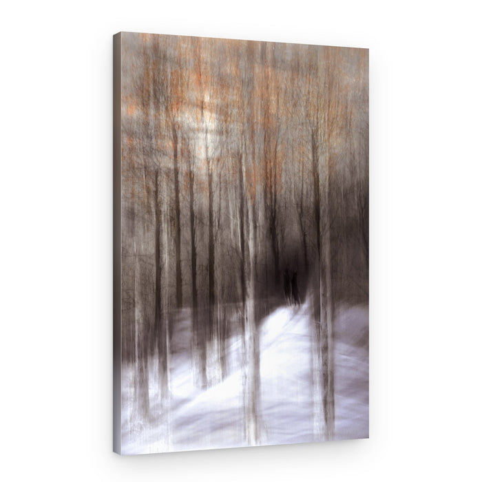 Ethereal Winter Forest – Canvas Print