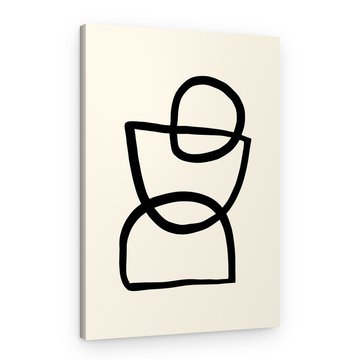 Organic Abstract Shapes – Canvas Print