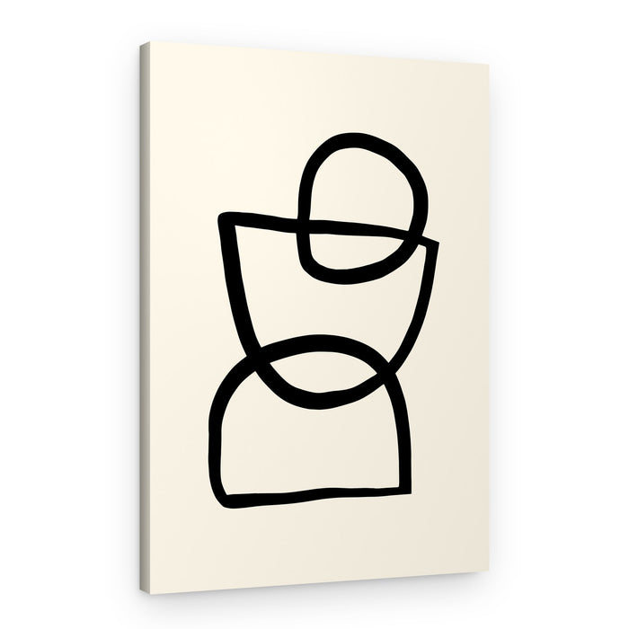Organic Abstract Shapes – Canvas Print
