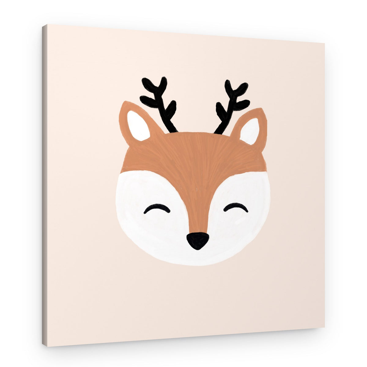 Sweet Woodland Fawn – Canvas Print