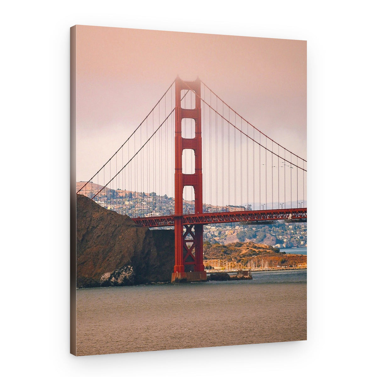 Golden Gate Misty Morning – Canvas Print