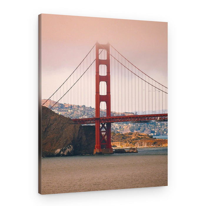 Golden Gate Misty Morning – Canvas Print