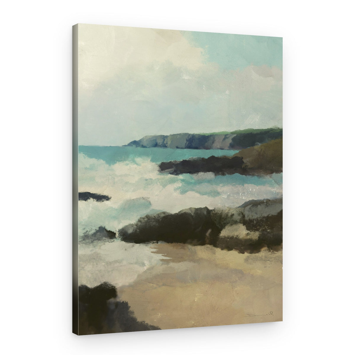 Rocky Beach – Canvas Print