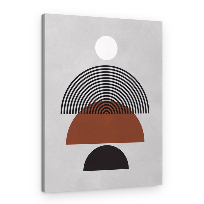 Geometric Desert Arcs – Canvas Print