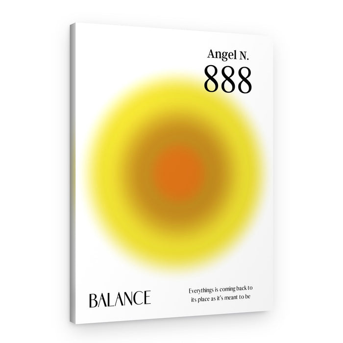 Angel Number 888 Balance – Canvas Print