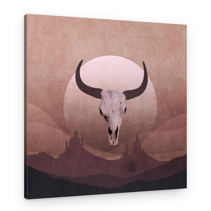 Desert Moonrise – Canvas Print
