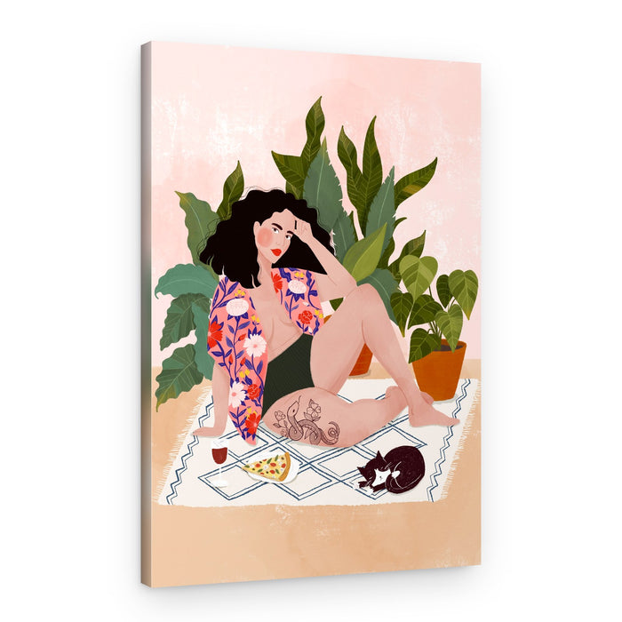 Cozy Summer Relaxation – Canvas Print