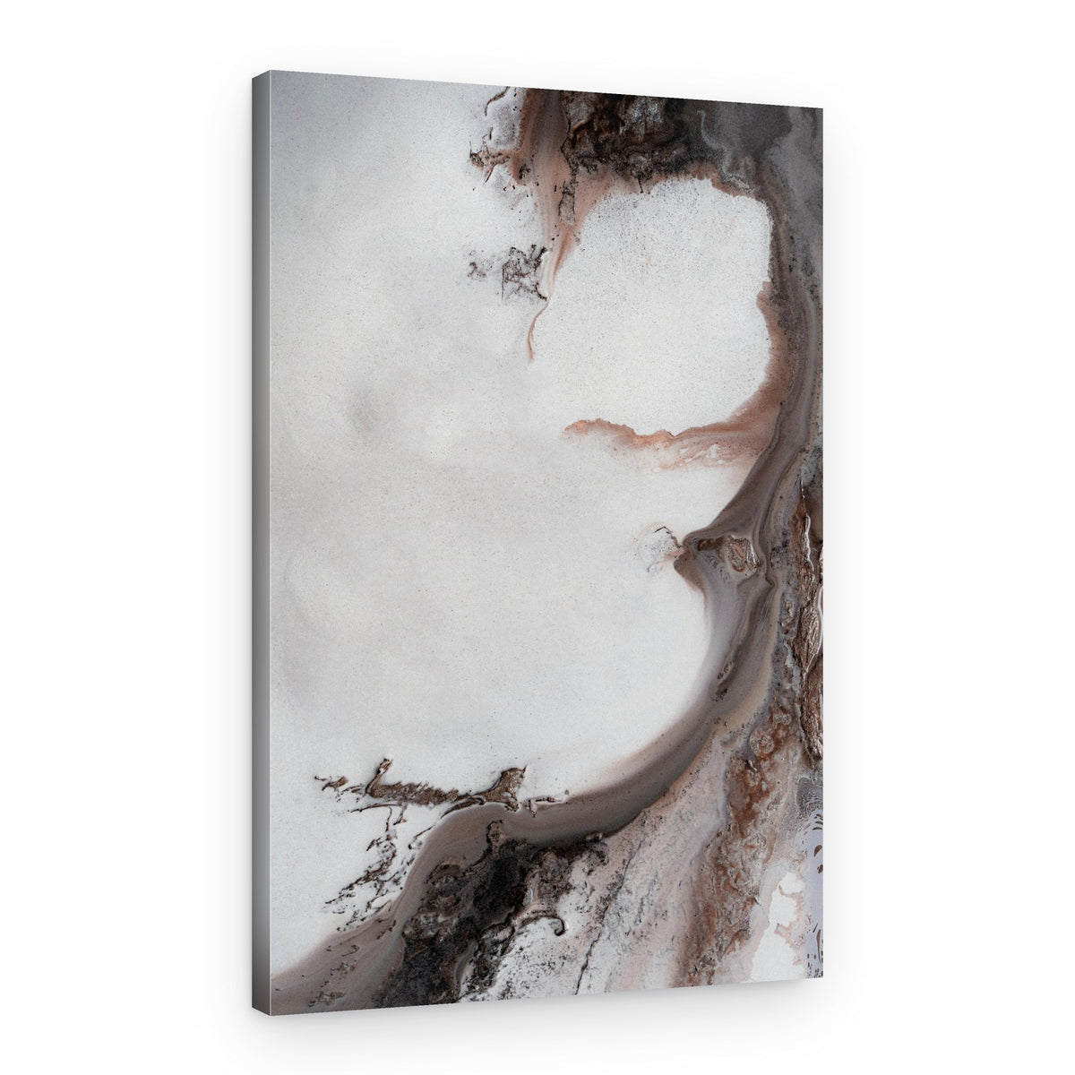 MINIMAL Art - Earthly Currents 1 – Canvas Print