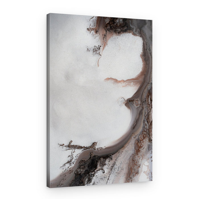 MINIMAL Art - Earthly Currents 1 – Canvas Print