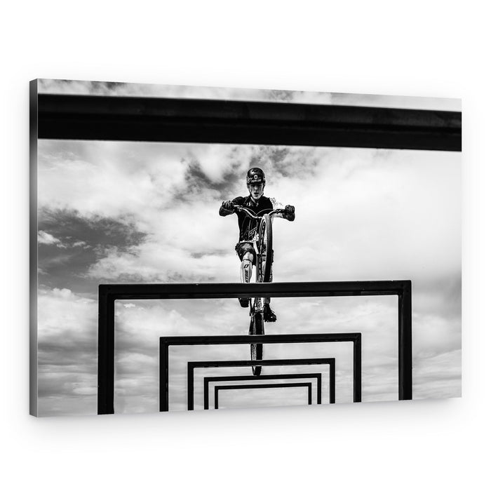 Bike Trial Challenge – Canvas Print