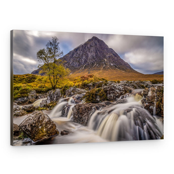 Glencoe Mountain Falls – Canvas Print
