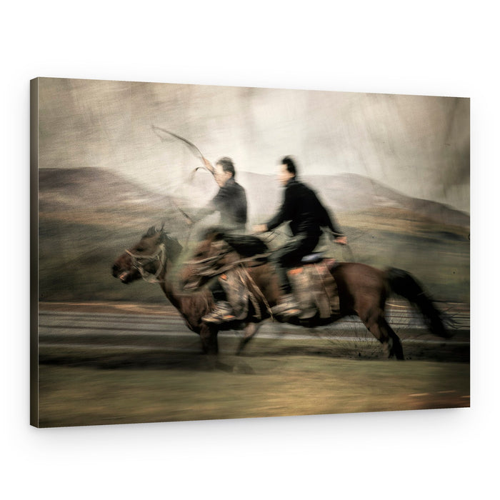 Fast Horse Racing – Canvas Print