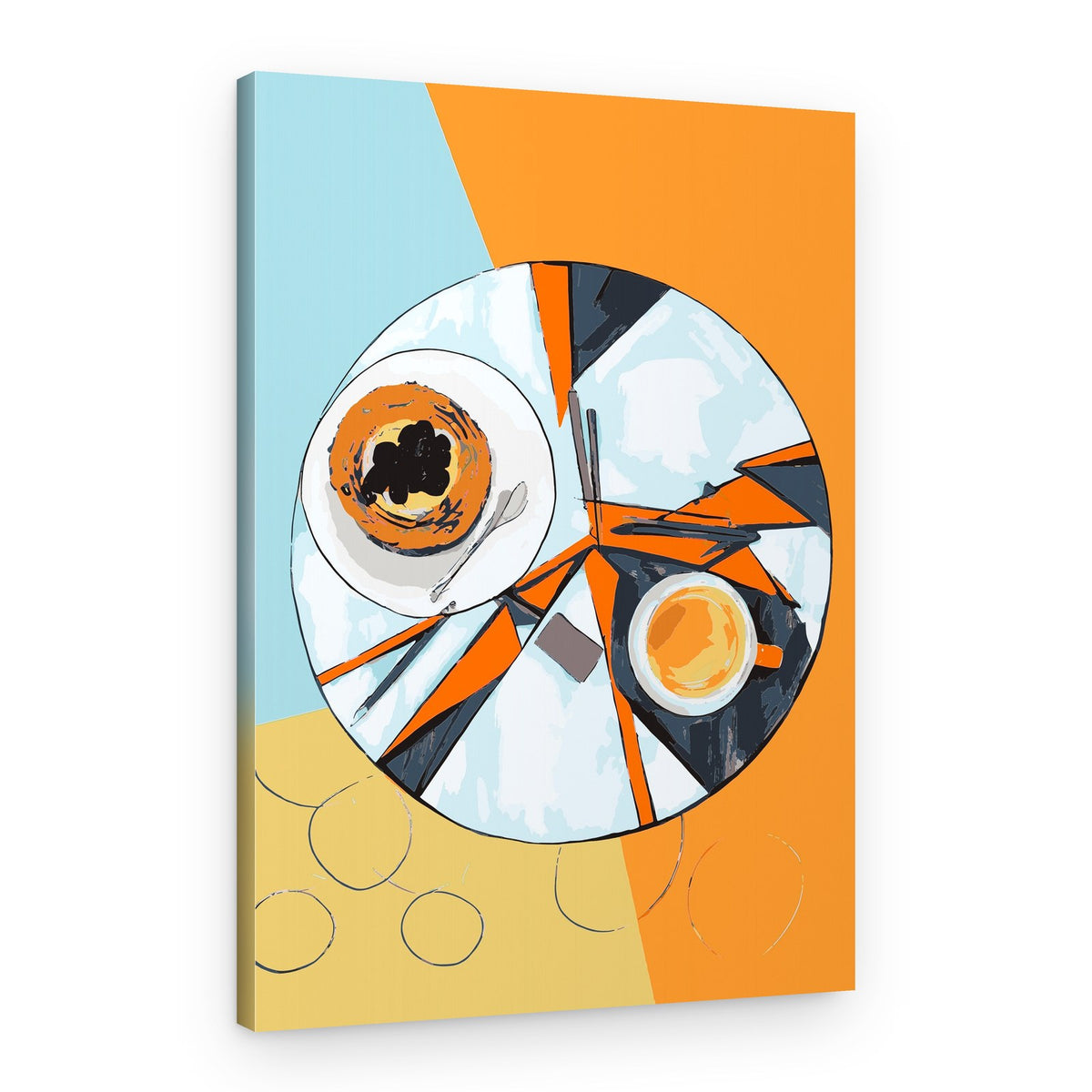 Geometric Coffee Break – Canvas Print