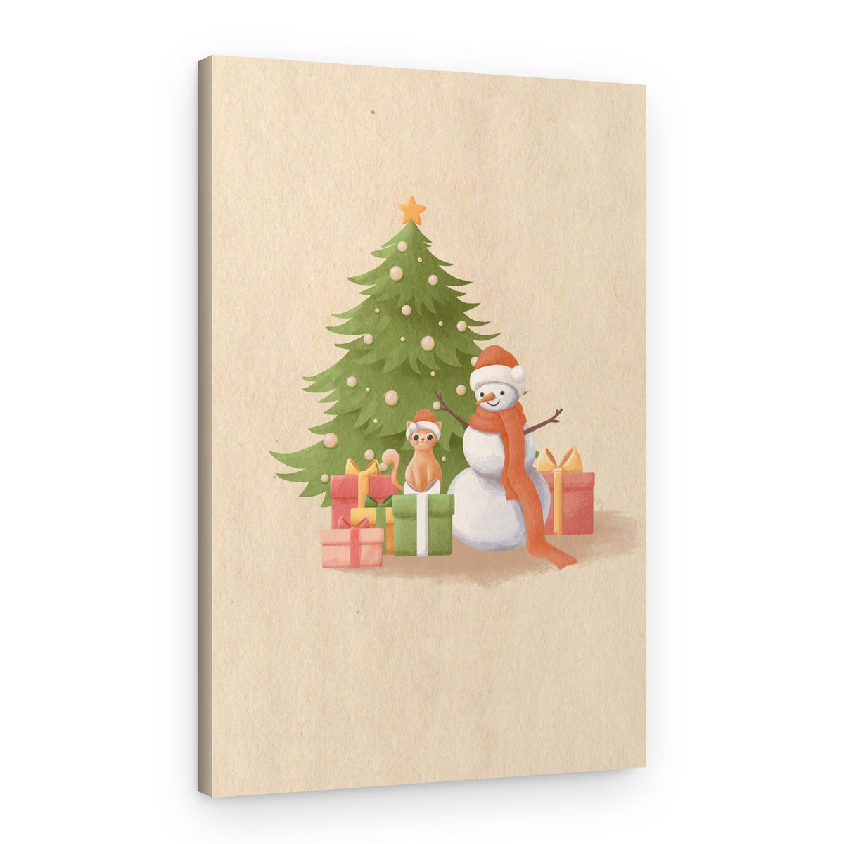 Merry Christmas Companions – Canvas Print
