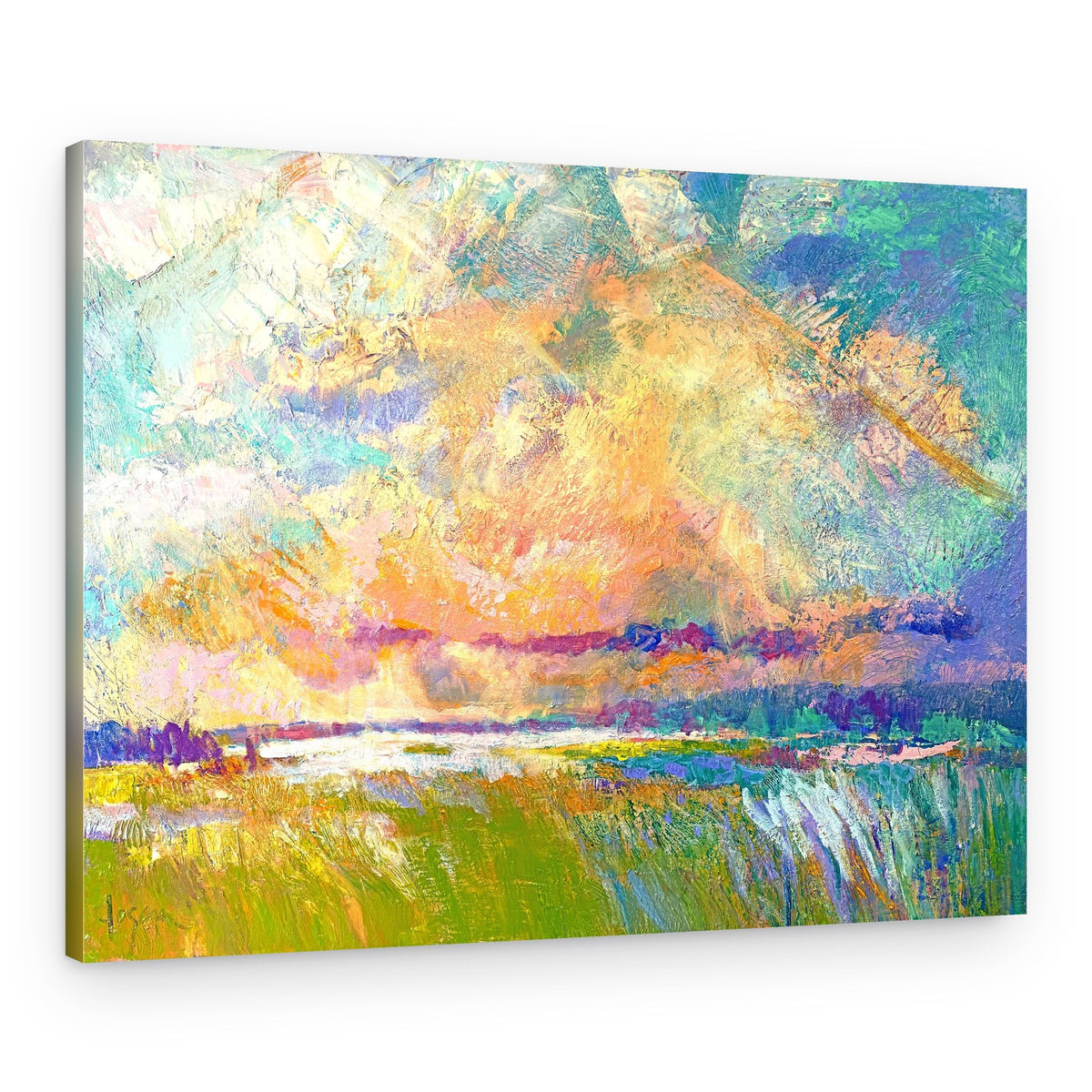 Glowing Skyline – Canvas Print
