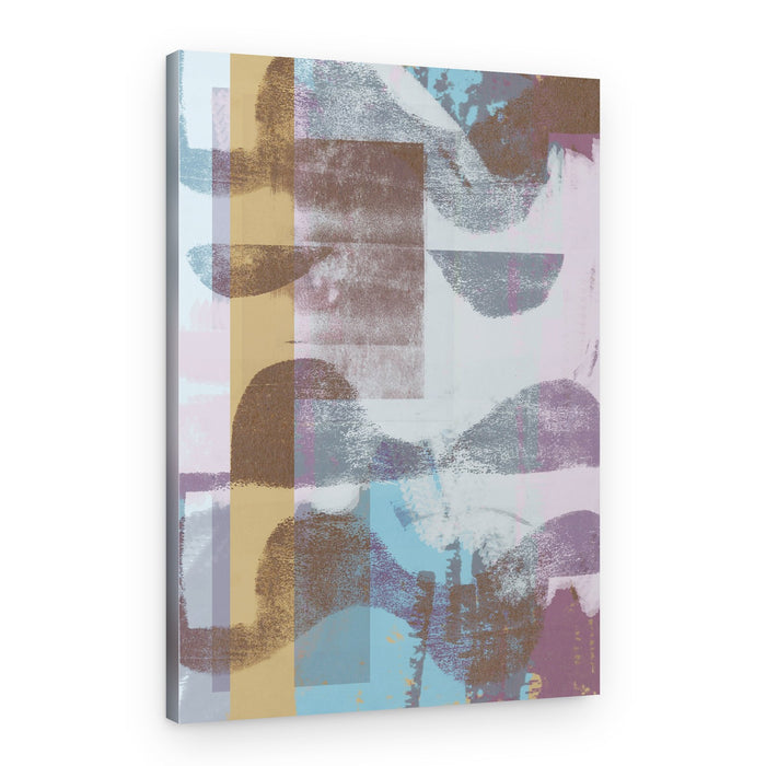 Muted Geometric Abstract – Canvas Print