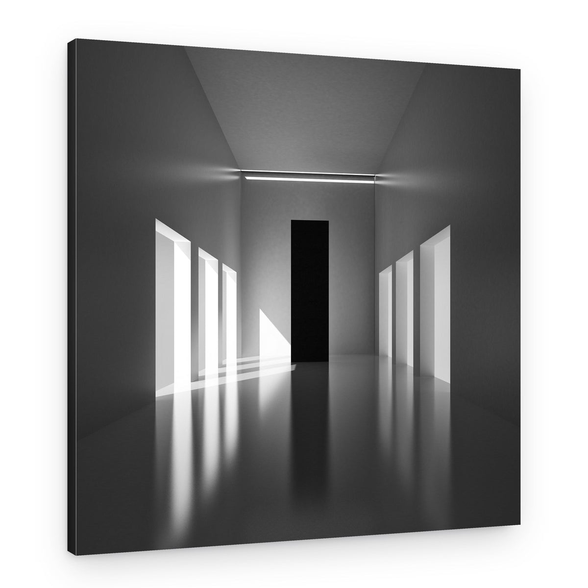 Modern Hallway Light – Canvas Print