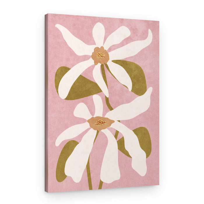 Abstract Flowers I – Canvas Print