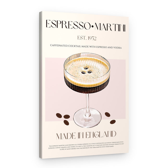 Classic Espresso Martini – Canvas Print