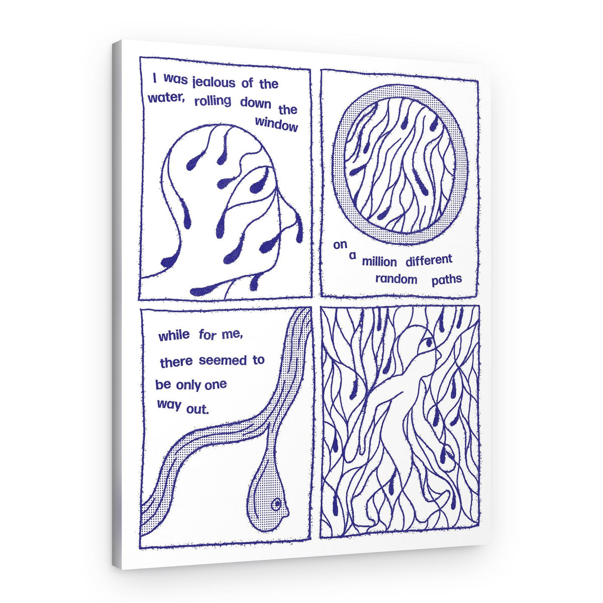 Emotional Life Paths – Canvas Print