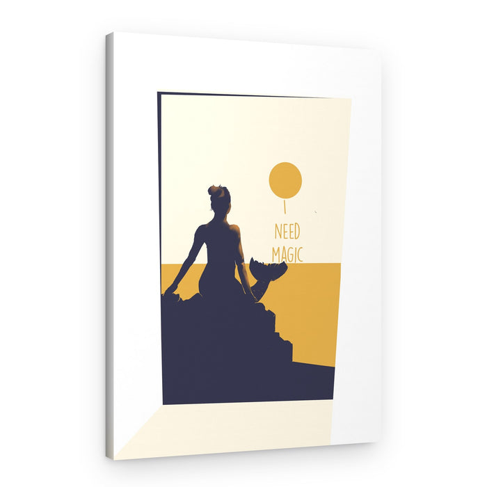 Need Magic Mermaid – Canvas Print