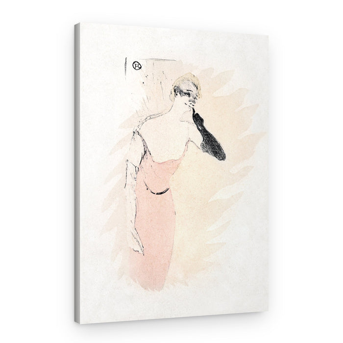 Yvette Guilbert In columbine a Pierrot (1894) – Canvas Print