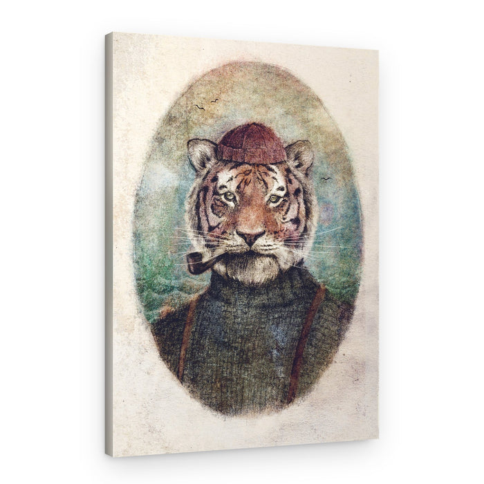 Gentleman Tiger – Canvas Print