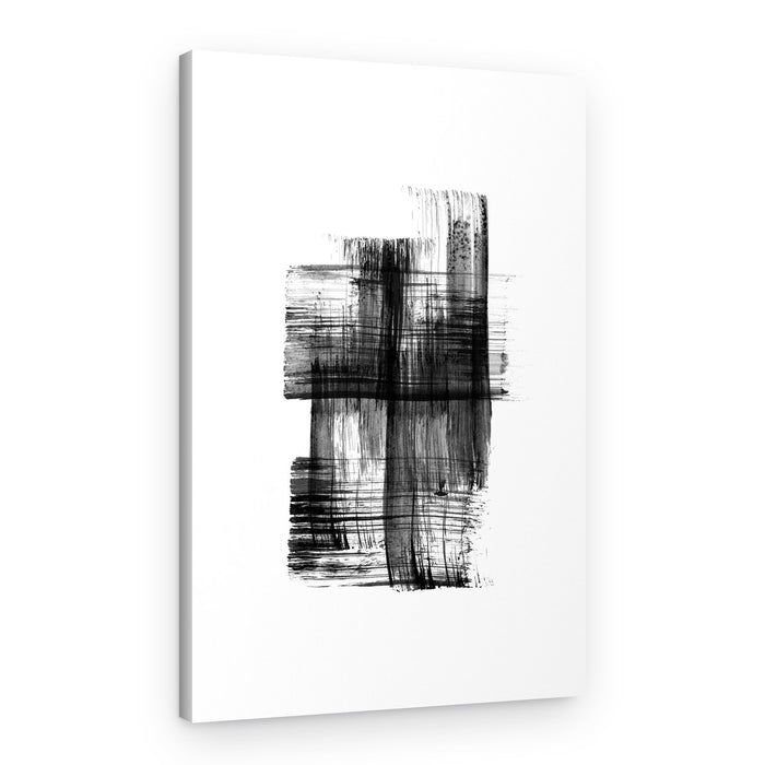 Bold Brushstroke Abstract – Canvas Print