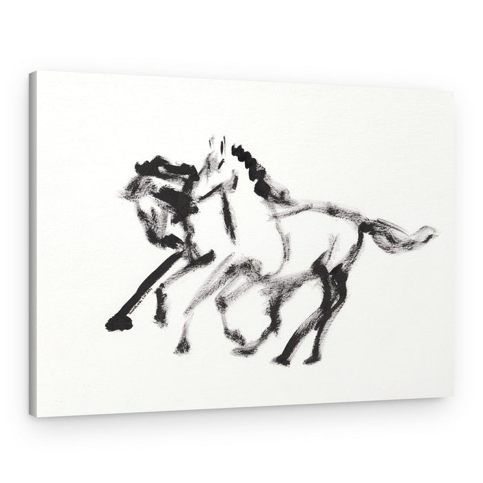 Dynamic Running Horses – Canvas Print