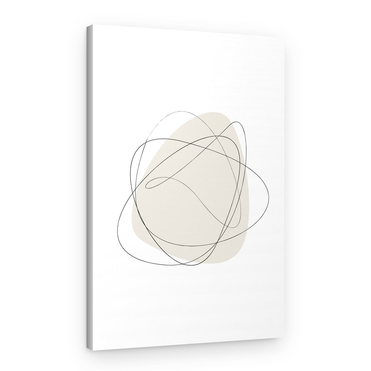 Soft Organic Shapes – Canvas Print