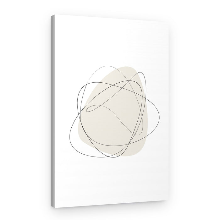 Soft Organic Shapes – Canvas Print
