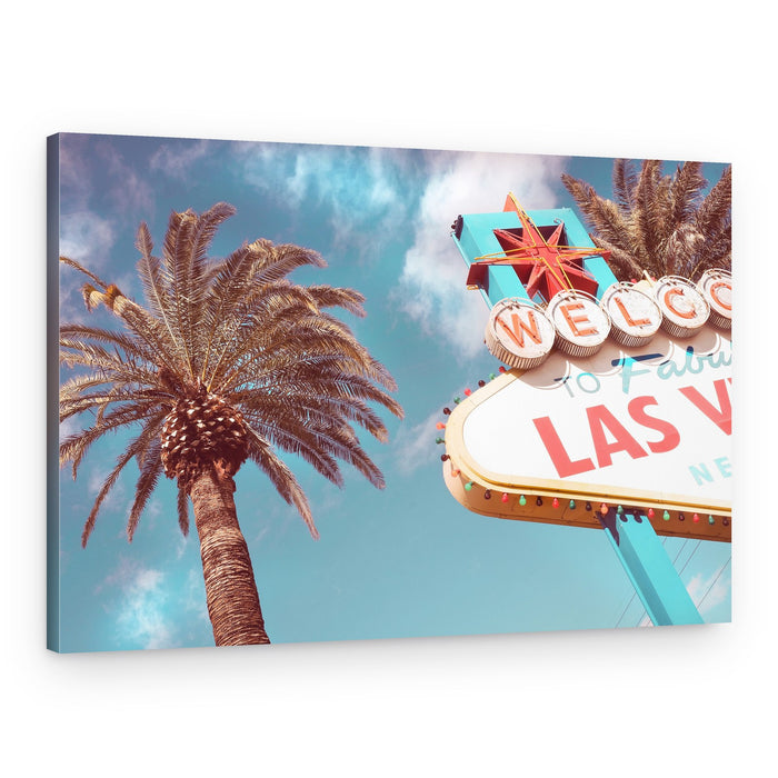 Fabulous Las Vegas Welcome – Canvas Print