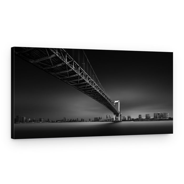 Tokyo Bridge Night – Canvas Print