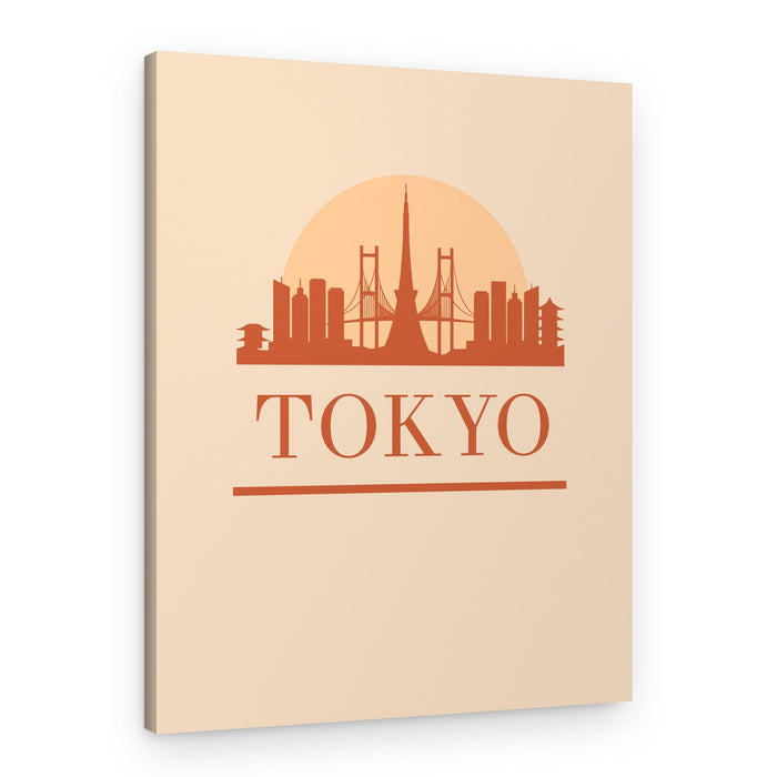 Tokyo City Sunset – Canvas Print