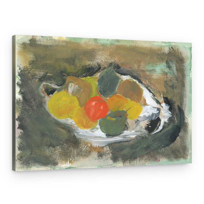 Rustic Fruit Bowl – Canvas Print